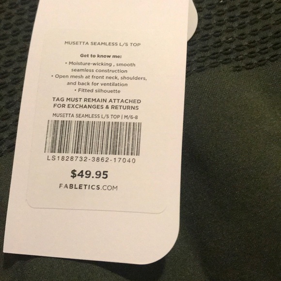 Never used Fabletics Seamless Top - Picture 3 of 3